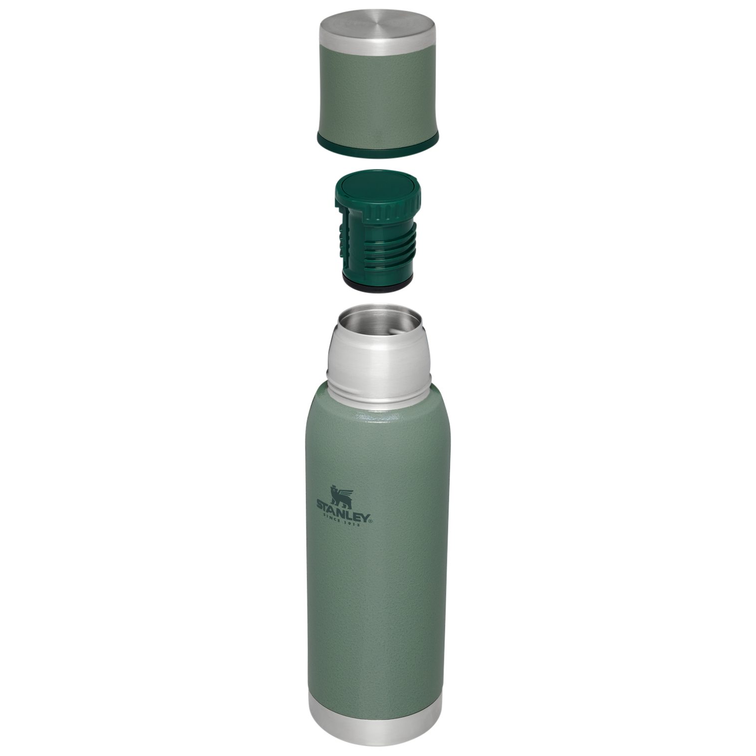 B2B_Web_PNG-The-Adventure-2-0-To-Go-Bottle-25oz-Hammertone-Green-Hero-Exploded.png