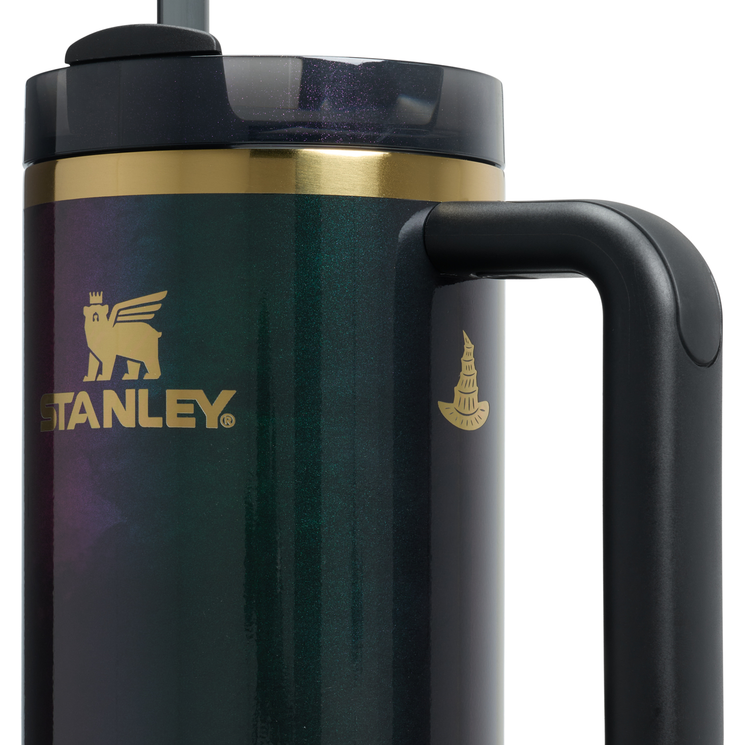 Web_PNG_Square-TheQuencherH2.0FlowStateTumbler30OZ-ElphabaForGood-CloseUpDetail.png